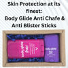 Picture of Body Glide For Her & Foot Glide Gift Set | Complete Skin Protection for Sports, Play & Everyday | 1.5oz For Her Anti Chafing Stick & 0.8oz Foot Glide Blister Prevention Stick