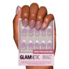 Picture of Glamnetic Press On Nails - Fairy Dust | Short Oval Beige-Pink Nails with a Mesmerizing Metallic Finish | 15 Sizes - 30 Nail Kit with Glue