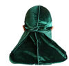 Picture of Velvet Durag 360, 540, and 720 Waves Extra Long and Wide Straps Limited Edition Red Green Purple Blue Yellow (Green)