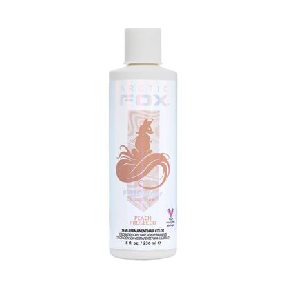 Picture of ARCTIC FOX Vegan and Cruelty-Free Semi-Permanent Hair Color Dye (8 Fl Oz, PEACH PROSECCO)