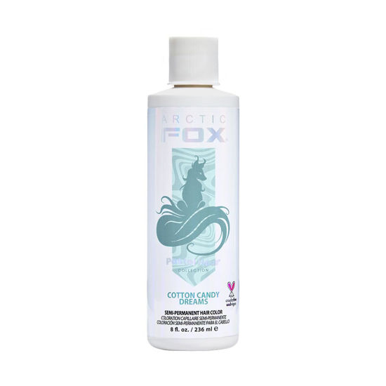 Picture of ARCTIC FOX Vegan and Cruelty-Free Semi-Permanent Hair Color Dye (8 Fl Oz, COTTON CANDY DREAMS)