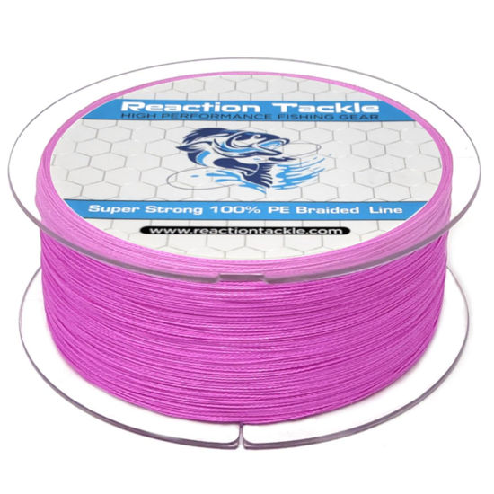 Picture of Reaction Tackle Braided Fishing Line Pink 30LB 500yd