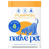 Picture of Native Pet Organic Pumpkin for Dogs (8 oz) - All-Natural, Organic Fiber for Dogs - Mix with Water to Create Delicious Pumpkin Puree - Prevent Waste with a Canned Pumpkin Alternative! (8 oz)