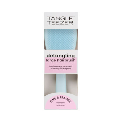 Picture of Tangle Teezer Ultimate Detangler Brush, Dry & Wet Hair Brush, Reduces Breakage for Color-Treated, Fine, & Fragile Hair Types, Large, Seafoam Blue