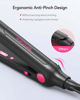 Picture of Wavytalk Small Flat Iron for Short Hair/Pixie Cut/Bangs/Edges, 3/10" Pencil Flat Iron, Mini Hair Straightener with Anti-Pinch Design, Dual Voltage, Hot Pink