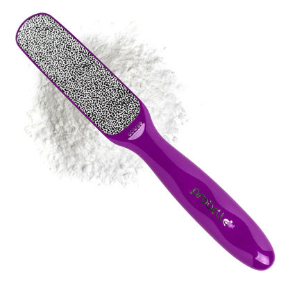 Picture of Probelle Double Sided Multidirectional Nickel Foot File Callus Remover - Immediately Reduces calluses and Corns to Powder for Instant Results, Safe Tool (Purple)