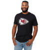 Picture of FOCO Kansas City Chiefs Primary Logo Black T-Shirt - X-Large