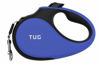 Picture of TUG 360° Tangle-Free Retractable Dog Leash with Anti-Slip Handle | 16 ft Strong Nylon Tape | One-Handed Brake, Pause, Lock (Medium, Blue)