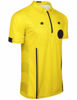 Picture of FitsT4 Sports Pro Soccer Referee Jersey Short Sleeve Ref Shirts Yellow Medium