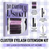 Picture of DIY lash Extension Kit Lash Cluster Kit Cluster Eyelash Extensions Remover 12-16mm Individual Lashes Eyelash Clusters with Lash Band and Seal Cluster Lash Applicator,Individual Lashes Kit