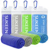 Picture of Sukeen [4 Pack] Cooling Towel (40"x12"),Ice Towel,Soft Breathable Chilly Towel,Microfiber Towel for Yoga,Sport,Running,Gym,Workout,Camping,Fitness,Workout & More Activities