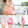 Picture of Food-Grade Soft Silicone Body Cleansing Brush Shower Scrubber, Gentle Exfoliating and Massage for All Kinds of Skin (Pack of 4)