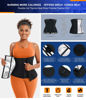 Picture of TrainingGirl Women Waist Trainer Trimmer Corset Weight Loss Tummy Wrap Workout Belt Sweat Belly Band Sports Girdle Sauna Suit