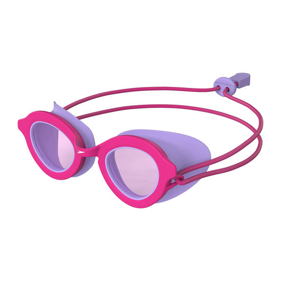 Picture of Speedo Unisex-Child Swim Goggles Sunny G Ages 3-8, Pink Yarrow/Vermillion