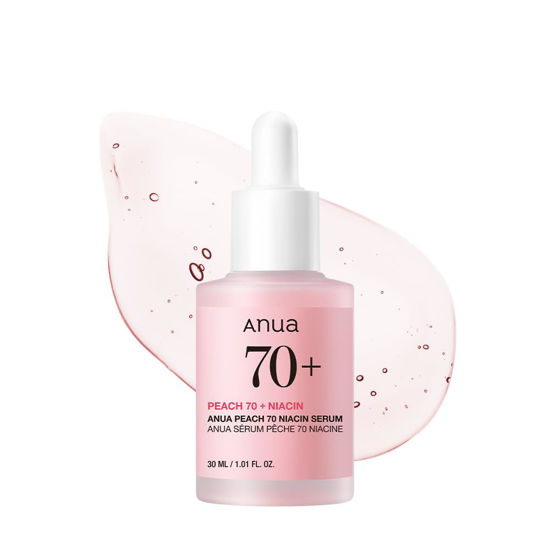 Picture of Anua Peach 70 Niacinamide Serum 30ml / brightening hydrating face serum/daily clean beauty (1.01 fl. oz.)