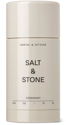 Picture of SALT & STONE Natural Deodorant - Santal & Vetiver | Extra Strength Natural Deodorant for Women & Men | Aluminum Free with Seaweed Extracts, Shea Butter & Probiotics | Free From Parabens & Sulfates