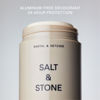 Picture of SALT & STONE Natural Deodorant - Santal & Vetiver | Extra Strength Natural Deodorant for Women & Men | Aluminum Free with Seaweed Extracts, Shea Butter & Probiotics | Free From Parabens & Sulfates