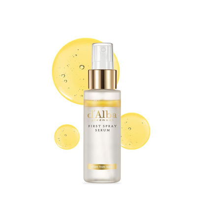 Picture of d'Alba Italian White Truffle First Spray Serum, Vegan Skin Care, Hydrating Face Moisturizer, Glow Serum for Radiant Skin, Non Comedogenic, All In One Mist, Korean Skin Care (1.69 fl oz.)