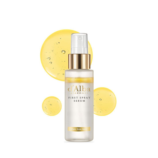 Picture of d'Alba Italian White Truffle First Spray Serum, Vegan Skin Care, Hydrating Face Moisturizer, Glow Serum for Radiant Skin, Non Comedogenic, All In One Mist, Korean Skin Care (1.69 fl oz.)