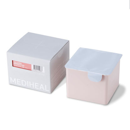 Picture of (Only Refill) Mediheal Collagen Ampoule Pad (100 Pads) - Cotton Facial Toner Pads for Skin Firming & Restore Elasticity - Vegan Eco Silk Pad