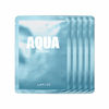 Picture of LAPCOS Aqua Sheet Mask, Hydrating Daily Face Mask with Seawater and Plankton Extract to Nourish Skin, Korean Beauty Favorite, 5-Pack