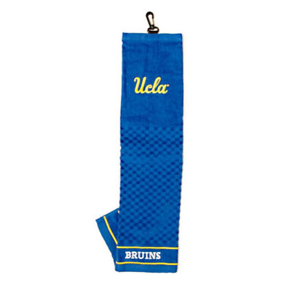 Picture of Team Golf NCAA UCLA Bruins Embroidered Golf Towel Embroidered Golf Towel, Checkered Scrubber Design, Embroidered Logo