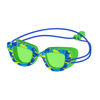 Picture of Speedo Unisex-Child Swim Goggles Sunny G Ages 3-8, Speedo Blue Camo/Jello Green