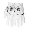 Picture of FootJoy Men's WeatherSof 2-Pack Golf Glove, White, Medium/Large, Worn on Left Hand