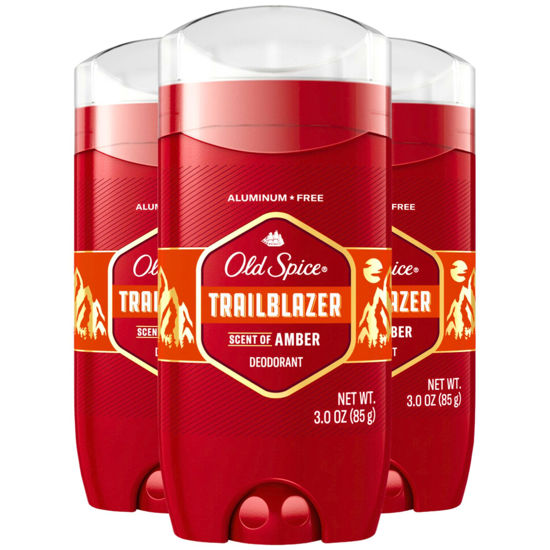 Picture of Old Spice Men's Aluminum Free Deodorant, Trailblazer Scent, 48 Hr Odor Protection, 3.0 oz (Pack of 3)