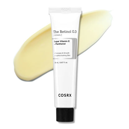 Picture of COSRX Retinol Cream, 0.67 Oz, Anti-aging Eye & Neck Cream with Retinoid Treatment to Firm Skin, Reduce Wrinkles, Fine Lines, Signs of Aging, Gentle Daily Korean Skincare (Retinol 0.3% Cream)