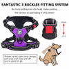 Picture of PoyPet No Pull Dog Harness, No Choke Front Lead Dog Reflective Harness, Adjustable Soft Padded Pet Vest with Easy Control Handle for Small to Large Dogs(Purple,XS)