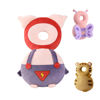 Picture of Toddler Baby Head Protection Cushion Backpack,Purple Pig