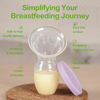 Picture of haakaa Manual Breast Pump Breast Milk Collector Without Base 4oz/100ml+Lid (Lavender)