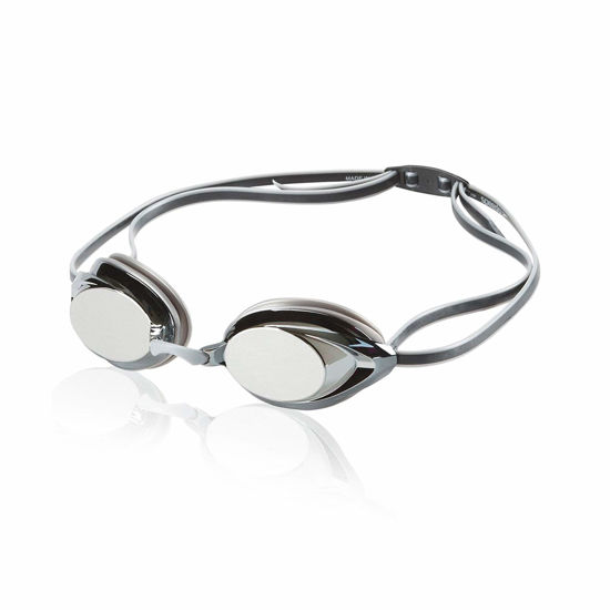 Picture of Speedo Unisex-Adult Swim Goggles Mirrored Vanquisher 2.0, Silver, One Size