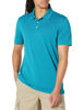 Picture of Amazon Essentials Men's Slim-Fit Quick-Dry Golf Polo Shirt, Teal Blue, X-Large