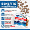 Picture of Omega 3 Fish Oil for Dogs - 170 Chews - Skin and Coat Supplement - Omega 3 for Dogs - Dry & Itchy Skin Relief Treatment - Allergy Support - Dog Anti Shedding Treats - Shiny Coats - EPA & DHA - Salmon