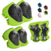 Picture of Kids Protective Gear Set Wemfg Knee Pads for Kids 3-8 Years Toddler Knee and Elbow Pads with Wrist Guards 3 in 1 for Skating Cycling Bike Rollerblading Scooter(Green)