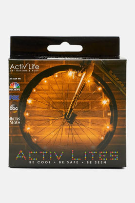 Picture of Activ Life Bicycle Spoke Lights (2 Tires, Gold) Fun Accessory for Cool Beach Cruisers, Top Mountain, BMX Trick, Road, Recumbent, Commuting, Tandem, Kids & Folding Bike Best Wheel Lights