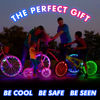 Picture of Activ Life Bike Lights (2 Wheels, Patriotic) Fitness Gifts for Men Who Have Everything Best Son Daughter Grandson Granddaughter Niece Nephew Fun Sports Presents Summer 2024 Cool Ideas for Women