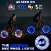 Picture of Activ Life Bike Lights (2 Wheels, Patriotic) Fitness Gifts for Men Who Have Everything Best Son Daughter Grandson Granddaughter Niece Nephew Fun Sports Presents Summer 2024 Cool Ideas for Women