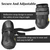 Picture of CovertSafe& Dog Boots for Dogs Non-Slip, Waterproof Dog Booties for Outdoor, Dog Shoes for Medium to Large Dogs 4Pcs with Rugged Sole Black