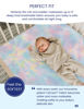 Picture of TotAha Premium Stretchy Crib Sheets (2-Pack)-Hypoallergenic, Silky Comfort, Buttery Soft, Calming Effect, All-Season Jersey-Knit Sheets, 28 X 52 X 9'' (Rainbow & Tie dye)