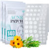 Picture of Acne Patch Pimple Patch, 4 Sizes 420 Patches Acne Absorbing Cover Patch, Hydrocolloid Invisible Acne Patches For Face Zit Patch Acne Dots Tea Tree, Calendula Oil - 3 Pack