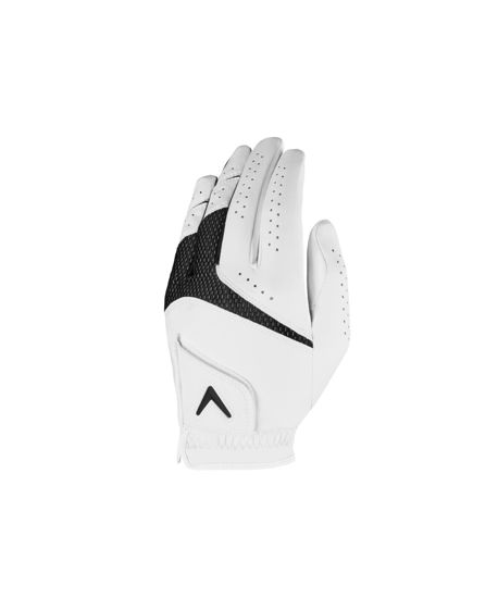 Picture of Callaway Golf Weather Spann Glove (Worn on Left Hand, Cadet (Short Fingers), Small, White (2-pack))