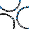 Picture of FOCO Carolina Panthers NFL 3 Pack Beaded Friendship Bracelet