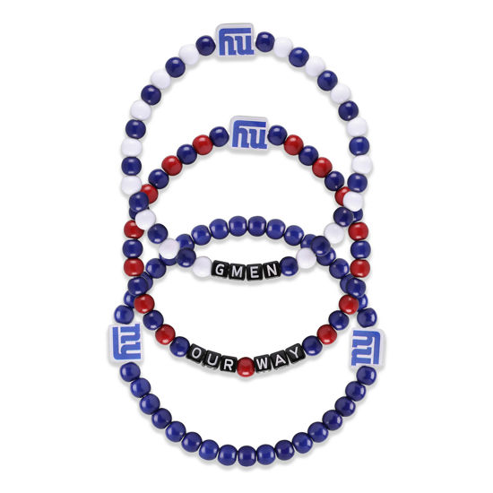 Picture of FOCO New York Giants NFL 3 Pack Beaded Friendship Bracelet