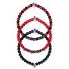 Picture of FOCO New England Patriots NFL 3 Pack Beaded Friendship Bracelet