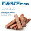 Picture of Best Bully Sticks All Natural 6 Inch Thick Bully Sticks for Large Dogs - 100% Free-Range Grass-Fed Beef - Single-Ingredient Grain & Rawhide Free Dog Chews - 5 Pack