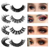 Picture of ALICE Eyelashes Natural Look Russian Volume Strip Lashes 48 Pairs Bulk Pack 8 Styles Mixed DD Curl Wispy Faux Mink Lashes