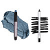 Picture of Julep Smoky Sapphire Nights Eyeshadow 101 Crème to Powder Waterproof Eyeshadow Stick, Sapphire Shimmer & When Pencil Met Gel Sharpenable Multi-Use Longwear Eyeliner Pencil - Blackest Black